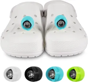 2Pcs Shoes Lights Shoes Headlights Camping Essential Outdoor Camping Lights Shoes Charms
