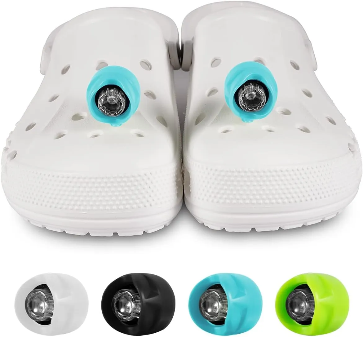 2Pcs Shoes Lights Shoes Headlights Camping Essential Outdoor Camping Lights Shoes Charms