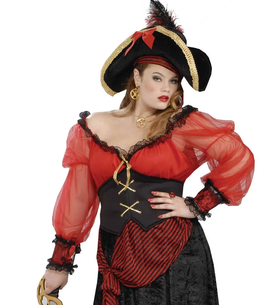 Buccaneer Beauty Womens Plus Size Costume