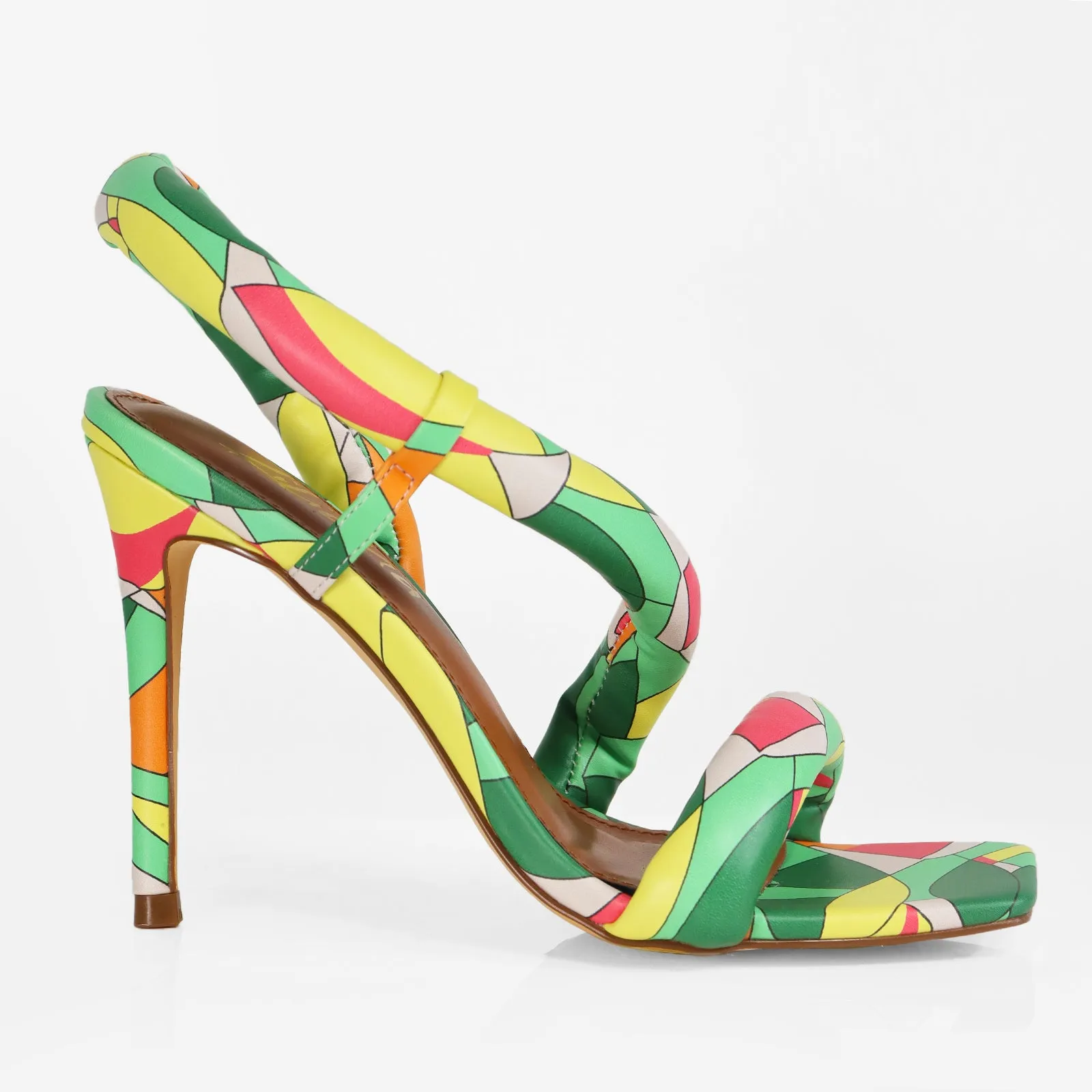 HUGO-46 SQUARE PEEP TOE PADDED W/ HEEL - MULTIPLE