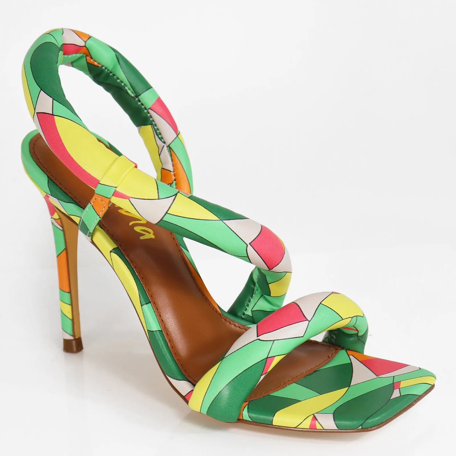 HUGO-46 SQUARE PEEP TOE PADDED W/ HEEL - MULTIPLE