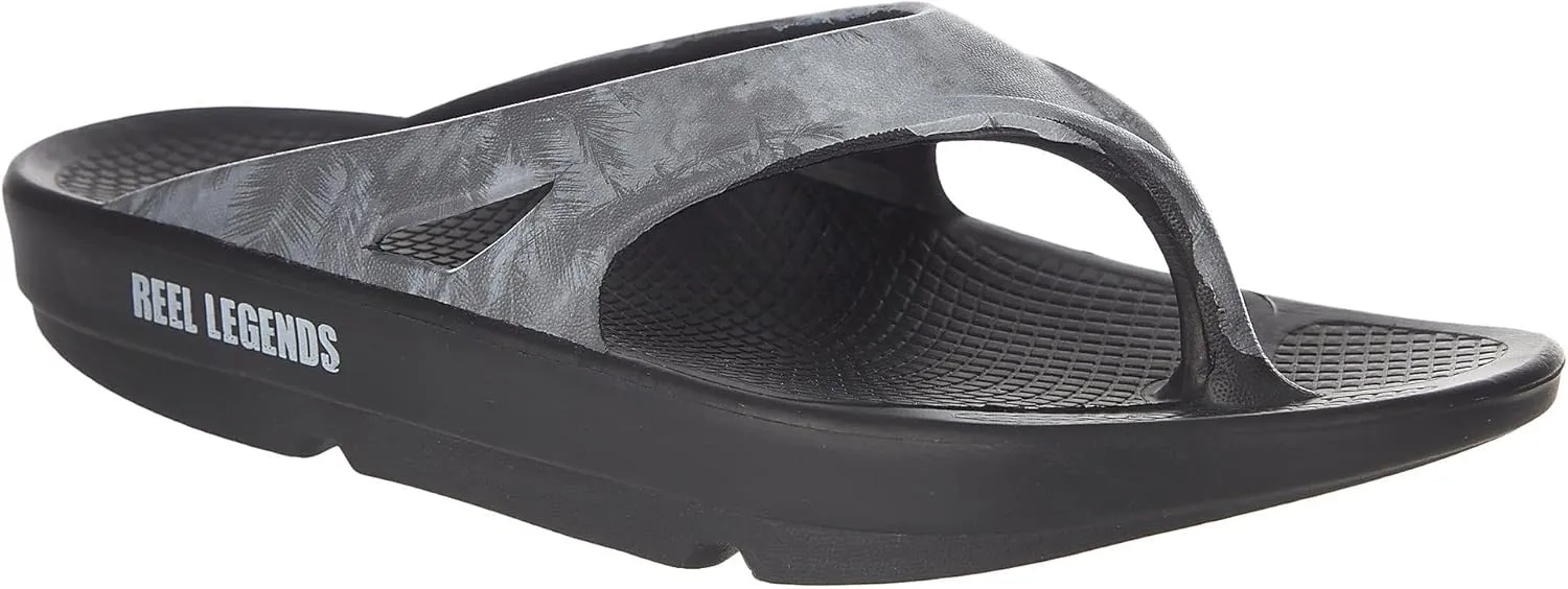 Reel Legends Mens Lighthouse Flip-Flop Sandals
